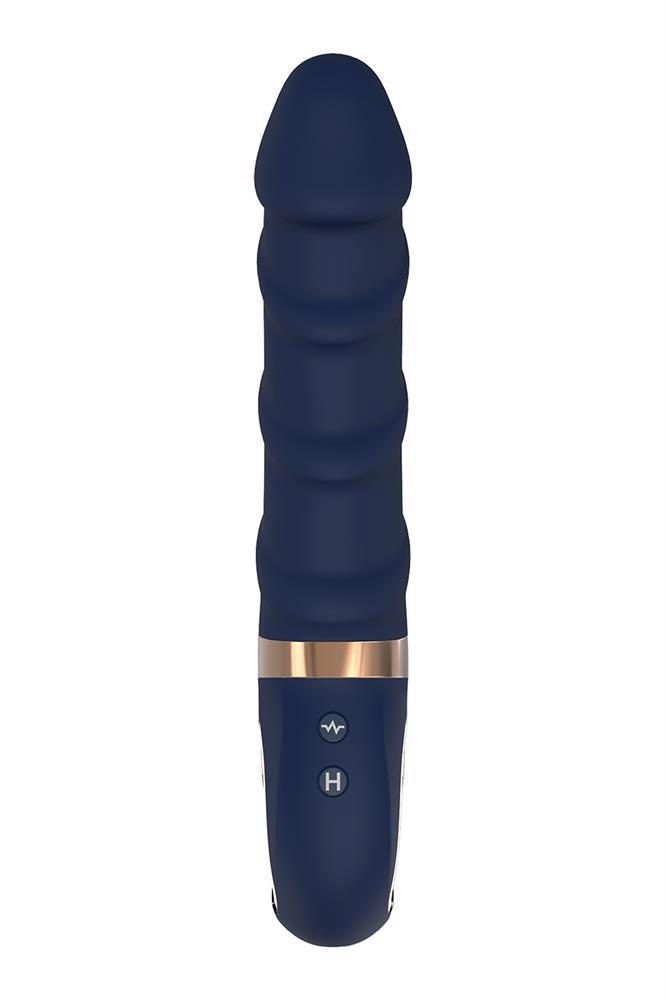 Wibrator punktu G Goddess Collection Belenos niebieski USB 23 cm
