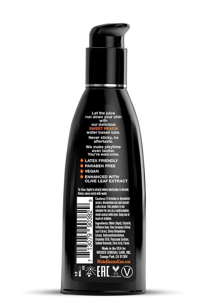 Lubrykant smakowy Wicked Aqua słodka brzoskwinia 60 ml