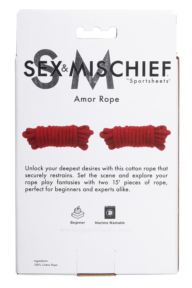 Lina bondage Sportsheets Amor Rope bawełniana 914 cm