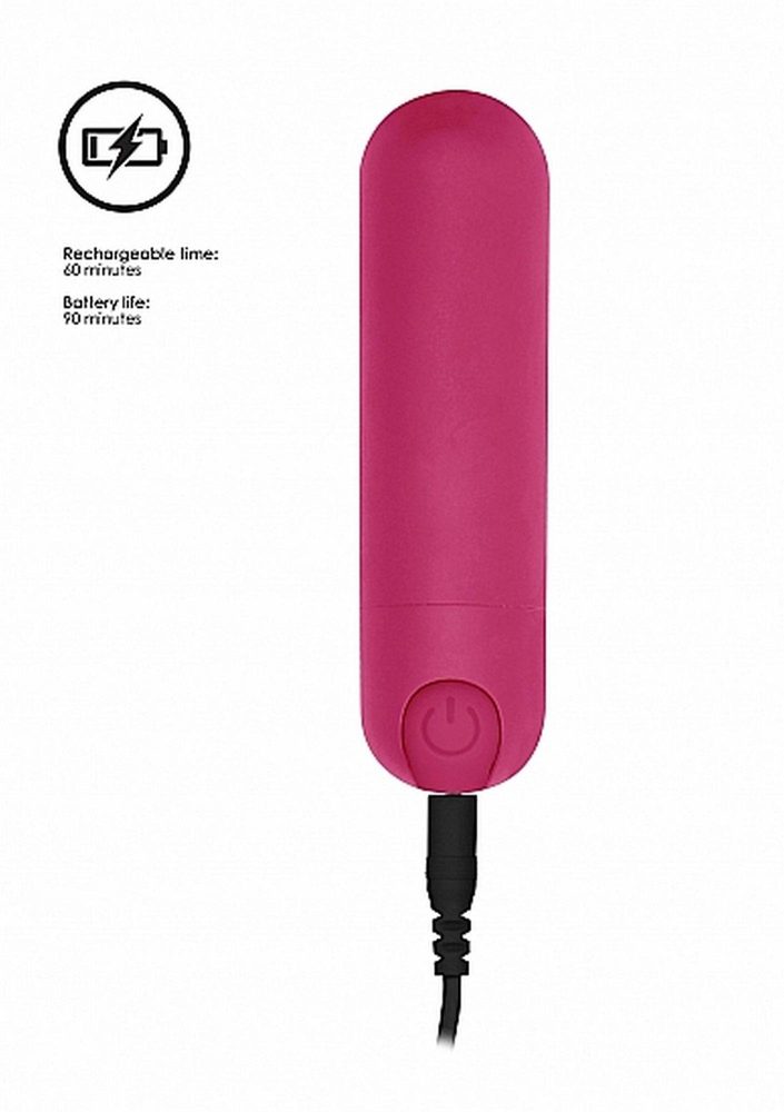 Mini wibrator pociskowy Be Good Tonight różowy USB 10 trybów