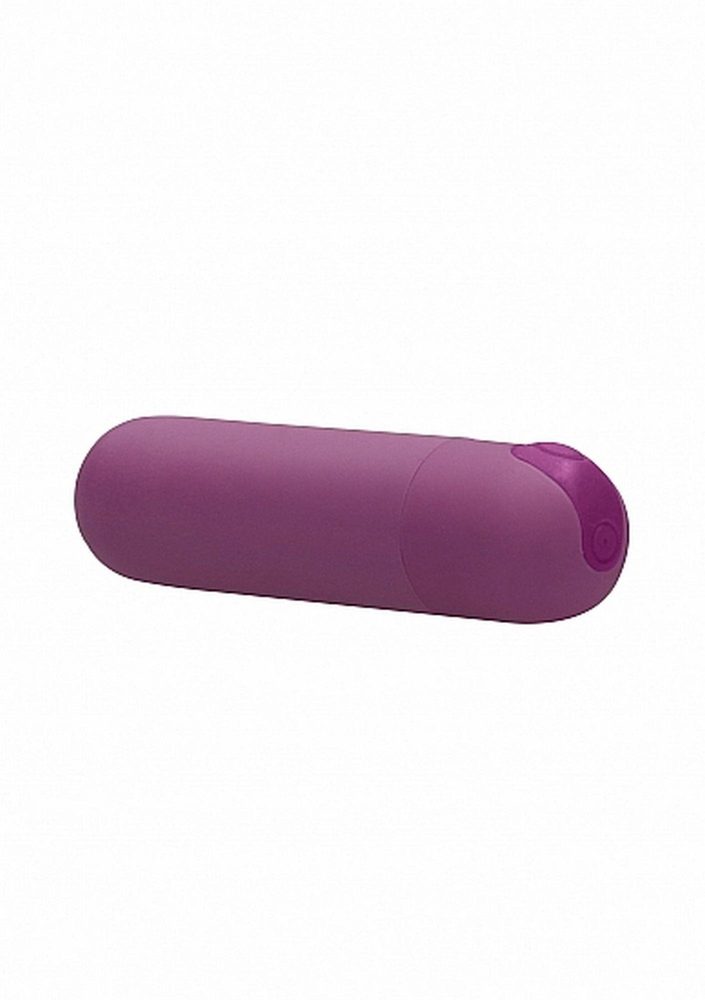 Mini wibrator pociskowy 10 prędkości Be Good Tonight fioletowy USB 8cm