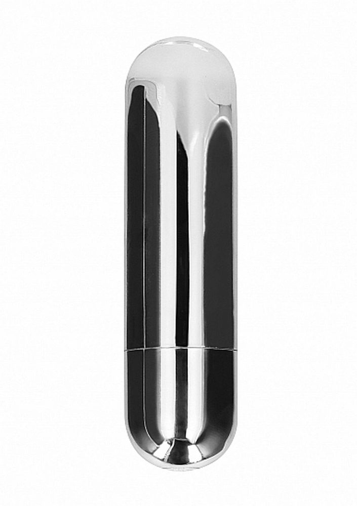 Mini wibrator pociskowy 10 prędkości USB srebrny Be Good Tonight