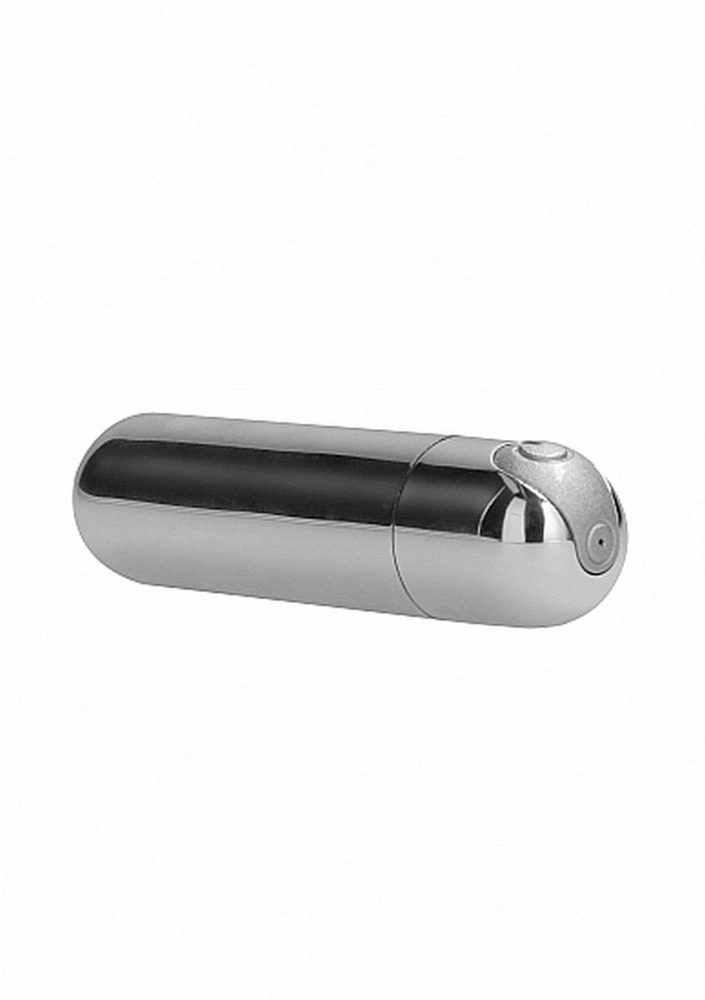 Mini wibrator pociskowy 10 prędkości USB srebrny Be Good Tonight