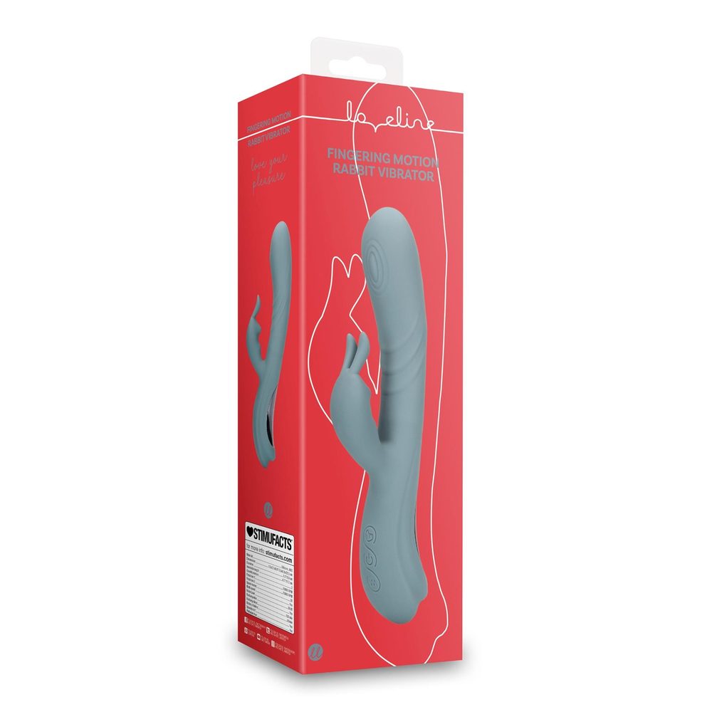 Wibrator króliczek Loveline Fingering Motion 10 funkcji