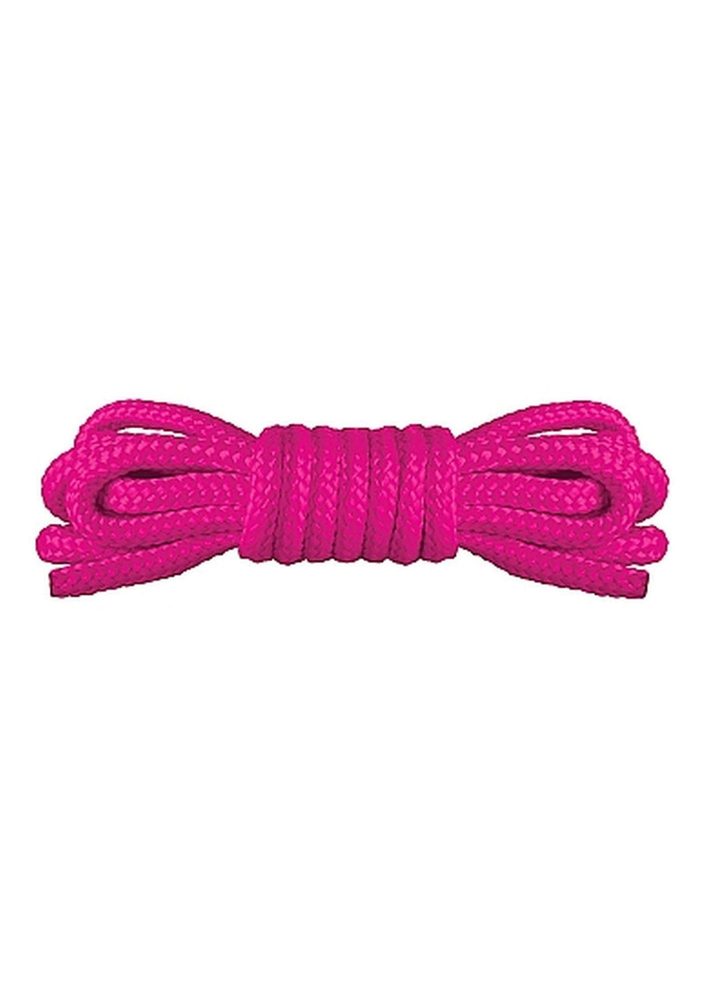 Japońska mini lina bondage Ouch różowa 1,5m nylonowa