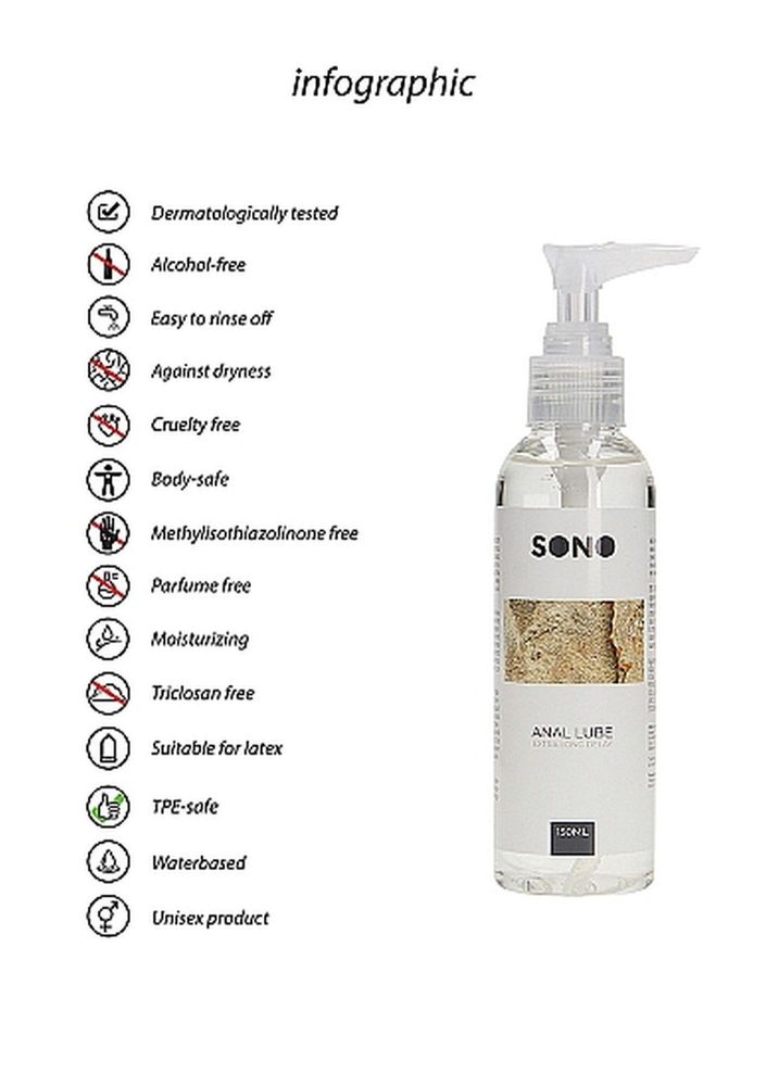 Lubrykant analny SONO na bazie wody Pharmquests 150ml