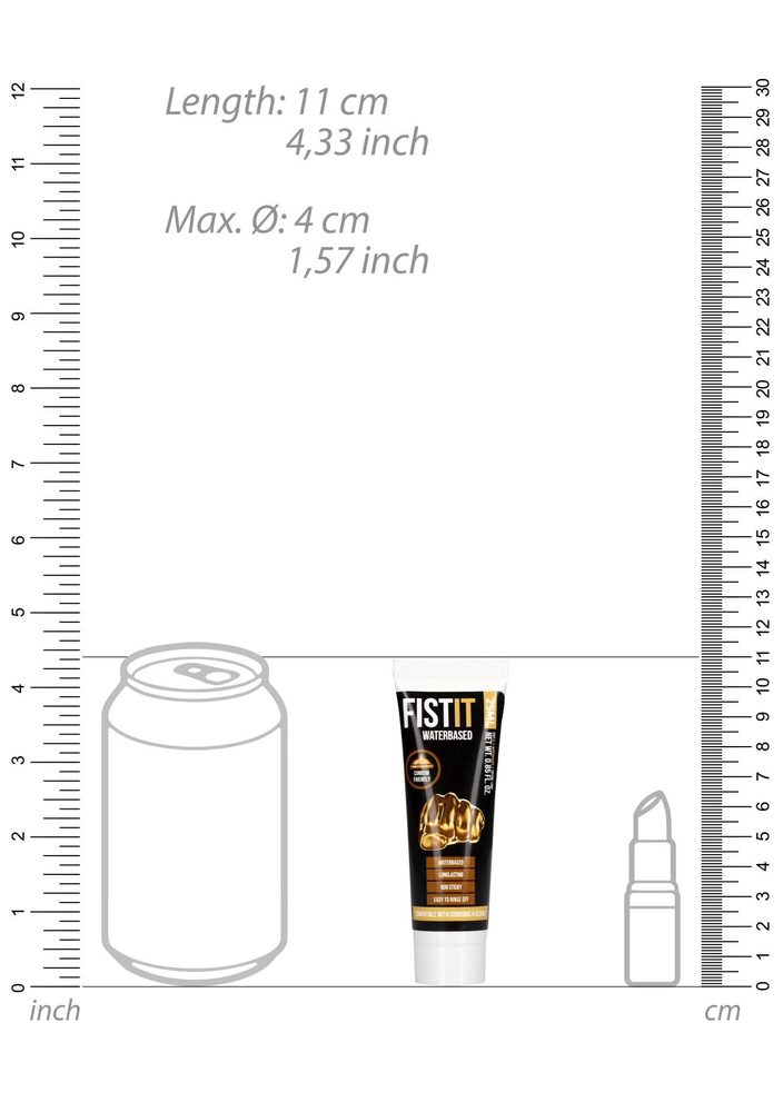 Lubrykant wodny Fist It do fistingu 25 ml
