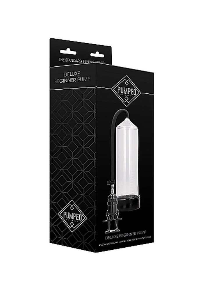 Pompka do penisa Pumped Deluxe Beginner transparentna 23 cm
