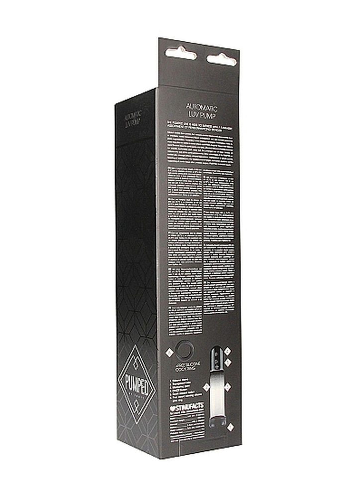 Pompka silikonowa Pumped Automatic Luv czarna 20 cm