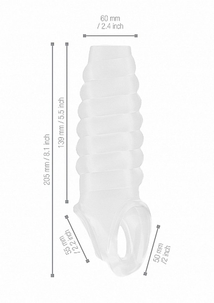Przedłużka Sono No21 przezroczysta TPE 20.5 cm