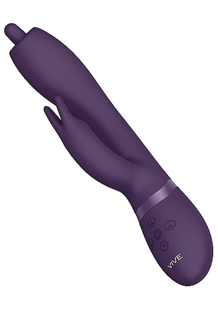 Wibrator króliczek Vive Nilo fioletowy obrotowy USB
