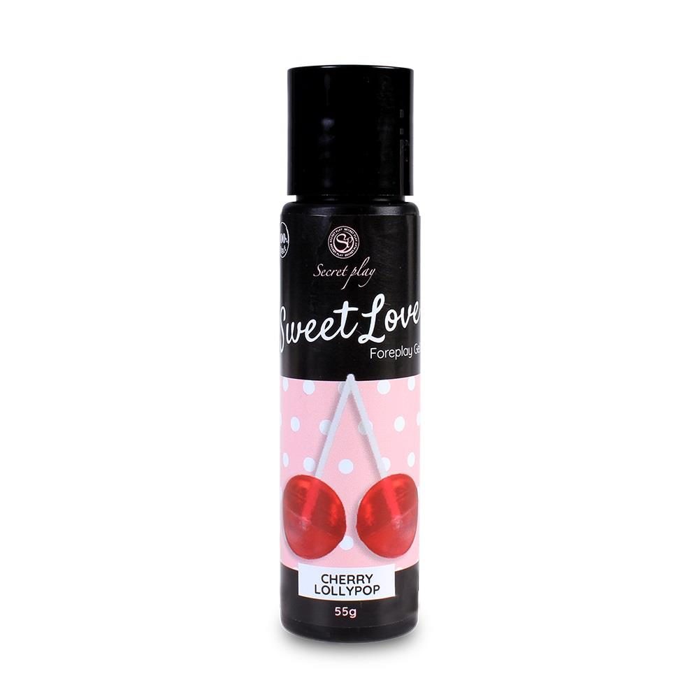Jadalny żel smakowy wiśniowy lizak Secret Play 60 ml