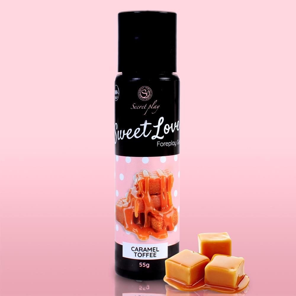Żel jadalny smakowy karmel toffi Secret Play 60 ml