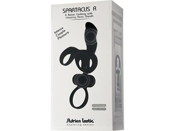Pierścień wibrujący Spartacus R Adrien Lastic silikonowy 17,5 cm