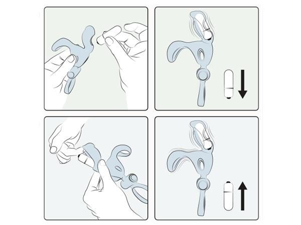 Pierścień wibrujący Spartacus R Adrien Lastic silikonowy 17,5 cm