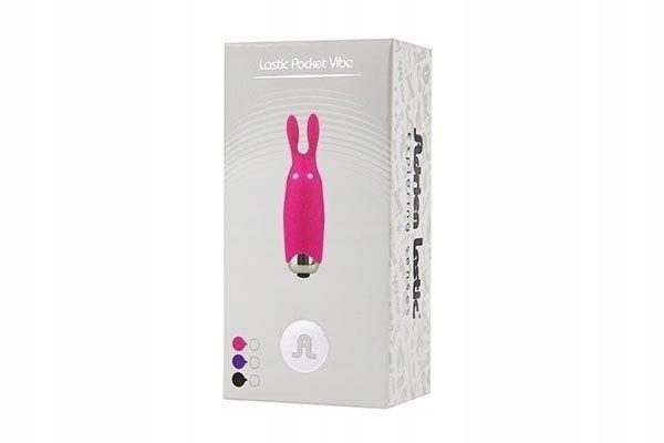 Wibrator króliczek Adrien Lastic silikonowy czarny 8 5 cm