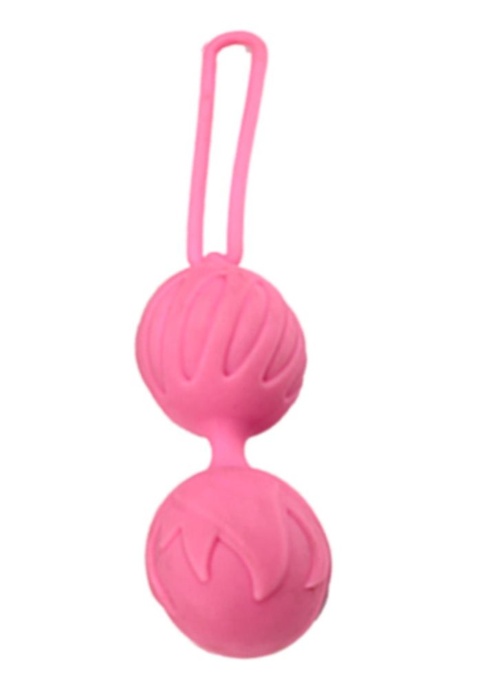 Kulki dopochwowe silikonowe Geisha Lastic jasnoróżowe 16,5 cm