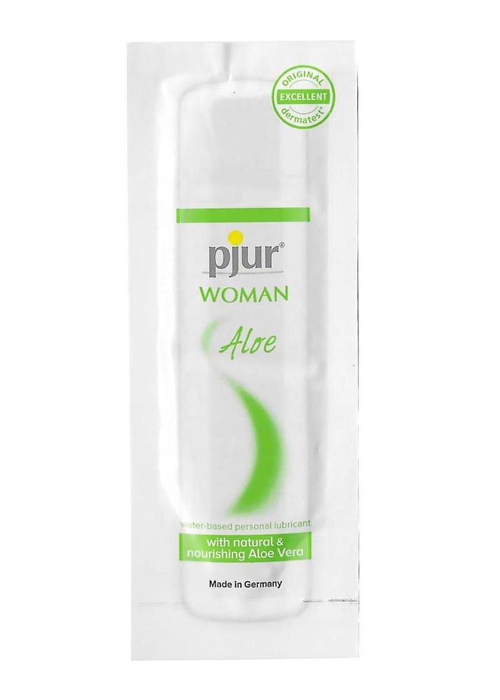 Lubrykant na bazie wody Pjur Woman Aloe 2 ml 50 sztuk