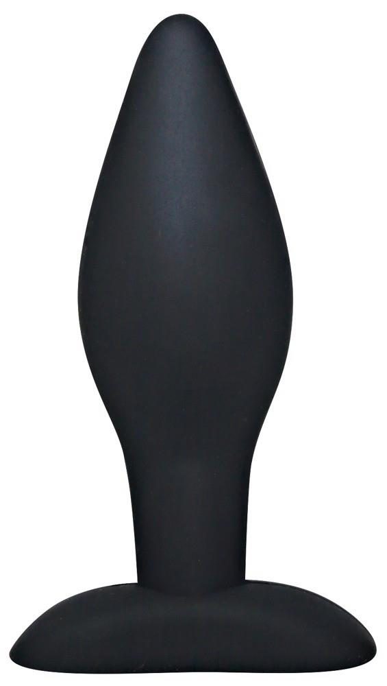 Korek analny silikonowy Black Velvets duży 12 cm