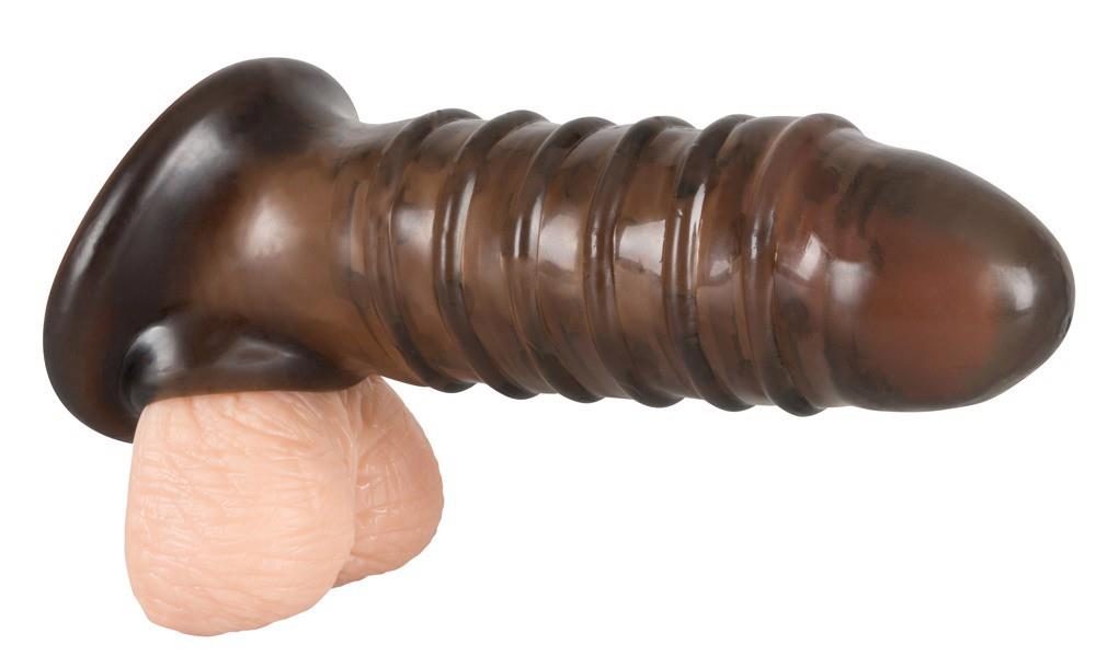 Przedłużka na penisa Rebel dymna 18 cm TPR