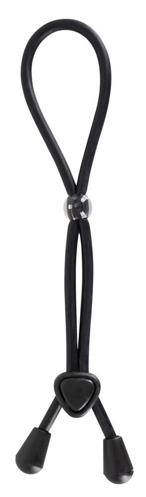 Pierścień erekcyjny Bad Kitty czarny silikon 38 cm