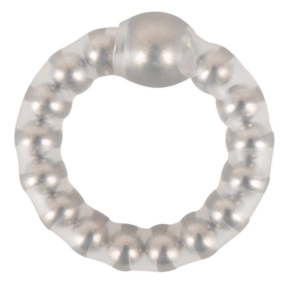Pierścień erekcyjny silikonowy NMC Maximum Metal Ring z kulkami 2 5 cm