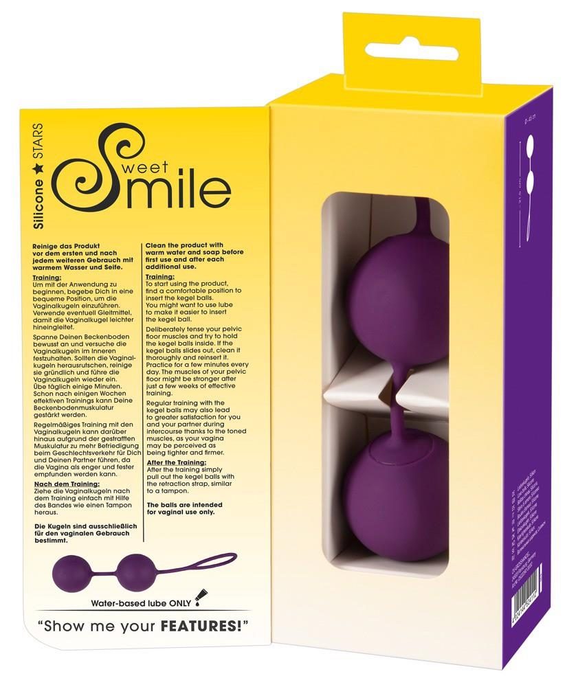 Kulki miłości silikonowe XXL Sweet Smile 21,5 cm
