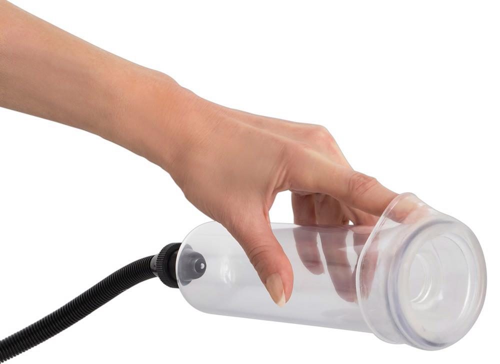 Pompka próżniowa Bang Bang transparentna 20 cm