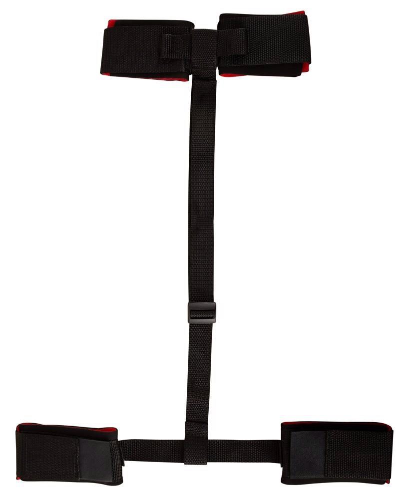 Kajdanki na ręce i nogi You2Toys regulowane 80 cm poliamid