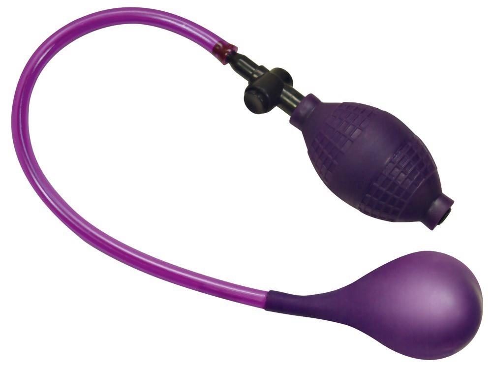 Balon analny fioletowy pompowany Bad Kitty lateksowy 9,5 cm