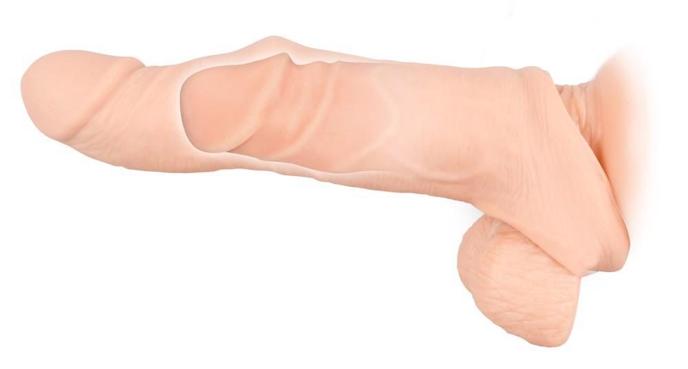 Przedłużka na penisa Nature Skin TPE 21 cm