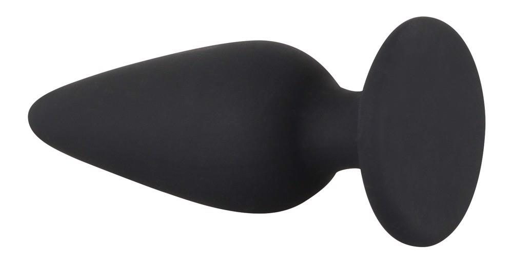 Korek analny Black Velvets Heavy Plug S czarny 7,8 cm