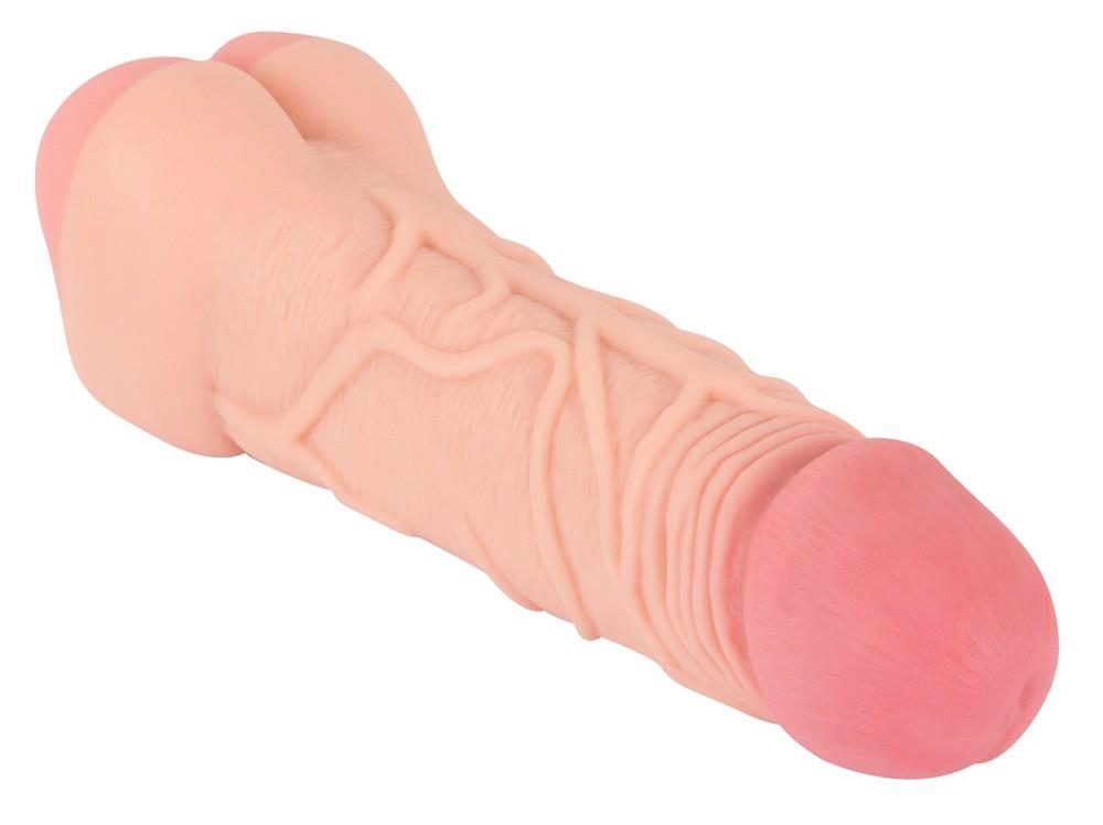 Masturbator Nature Skin 2w1 TPE 22 cm