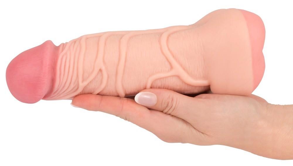 Masturbator Nature Skin 2w1 TPE 22 cm