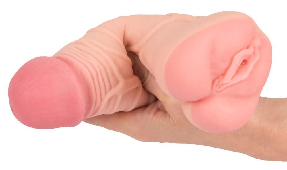 Masturbator Nature Skin 2w1 TPE 22 cm