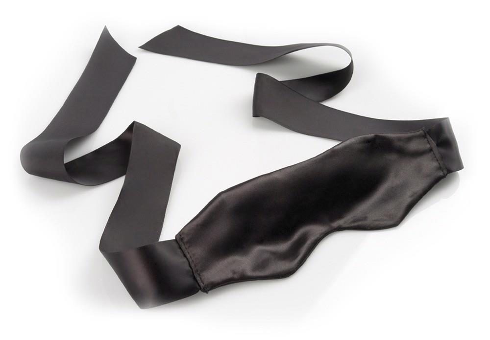 Satynowa opaska na oczy czarna Fetish Fantasy Limited Edition