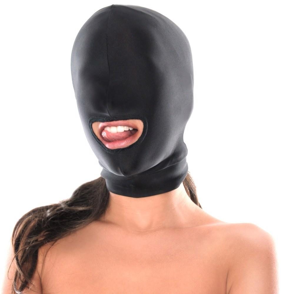 Maska Spandex z otworem na usta Fetish Fantasy Series