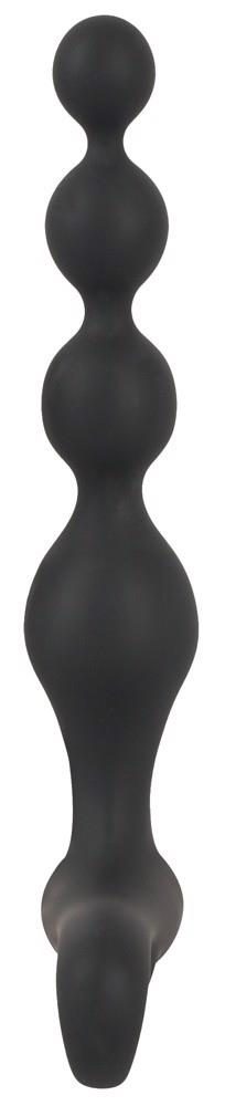 Wibrujące kule analne Black Velvets silikonowe 20 cm USB