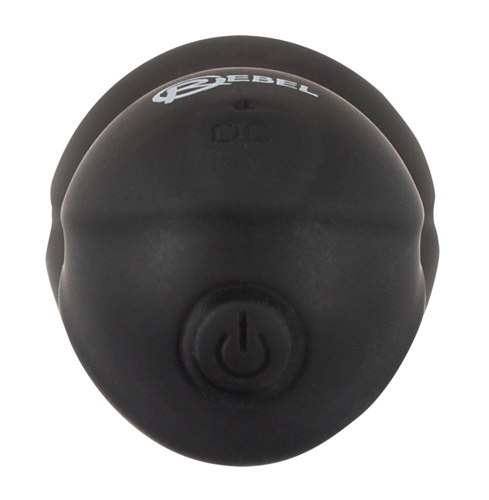 Masturbator Rebel do żołędzi z wibracją USB 14 cm