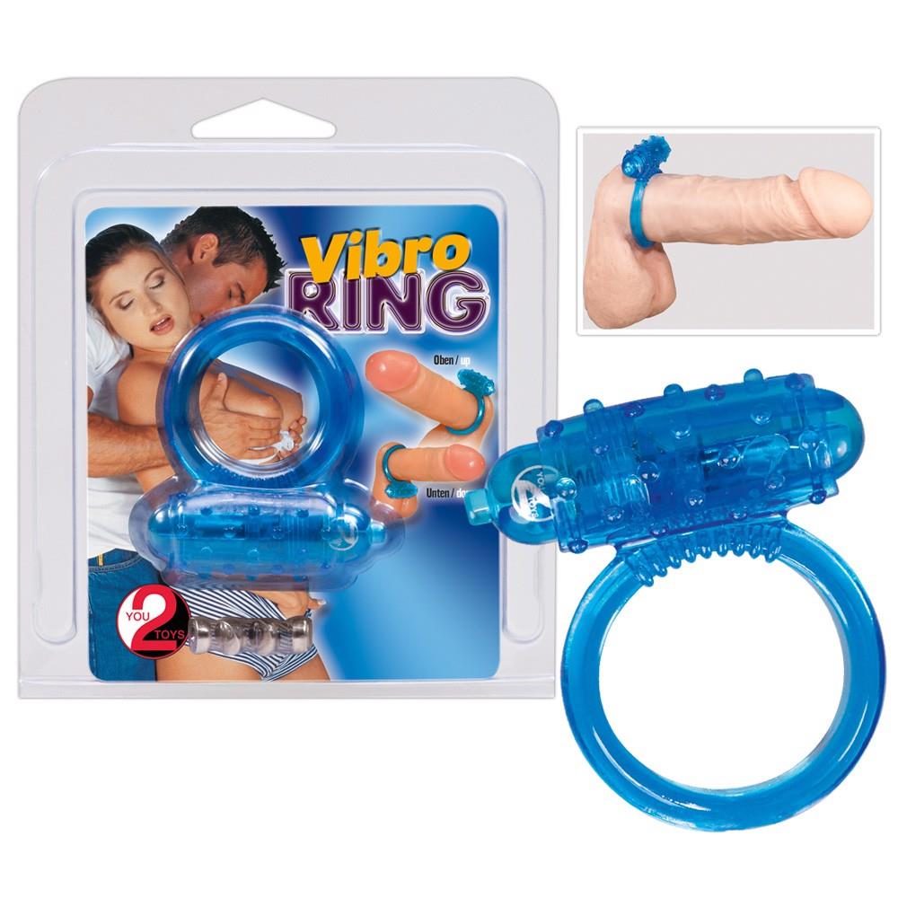 Pierścień erekcyjny wibrujący niebieski You2Toys