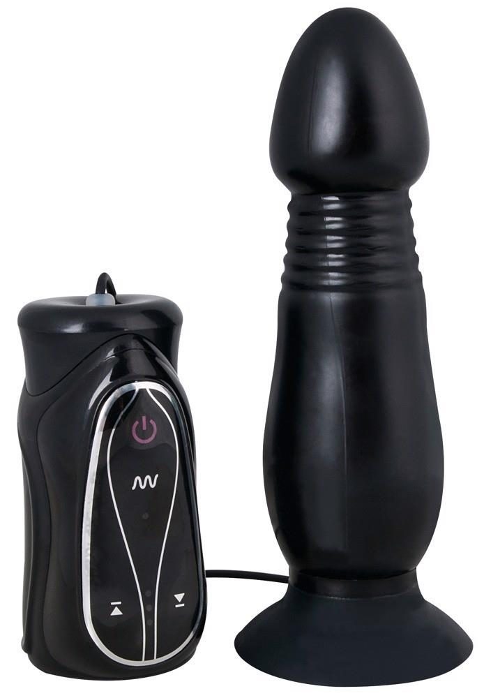 Korek analny wibrujący pchający ssący You2Toys 16 cm TPE
