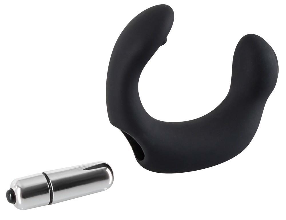 Stymulator prostaty i krocza Rebel kształt C silikonowy 20 cm
