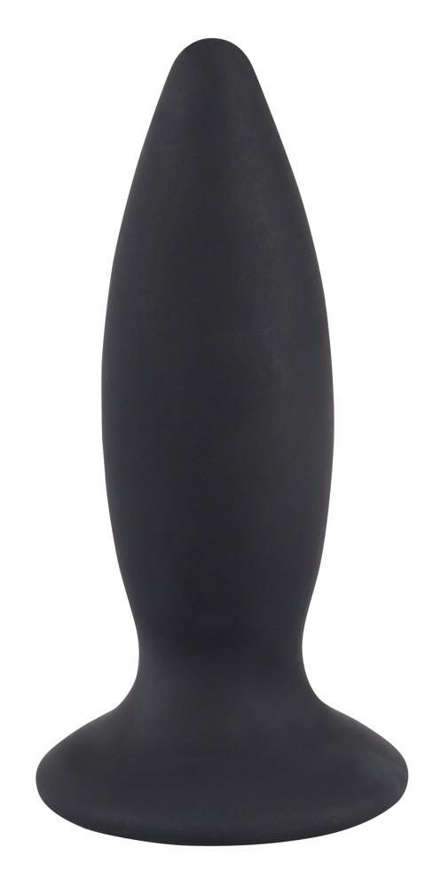 Korek analny wibrujący Black Velvets silikonowy USB 11 cm