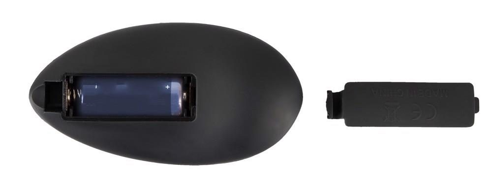 Korek analny rotacyjny Black Velvets pilot USB 14 cm