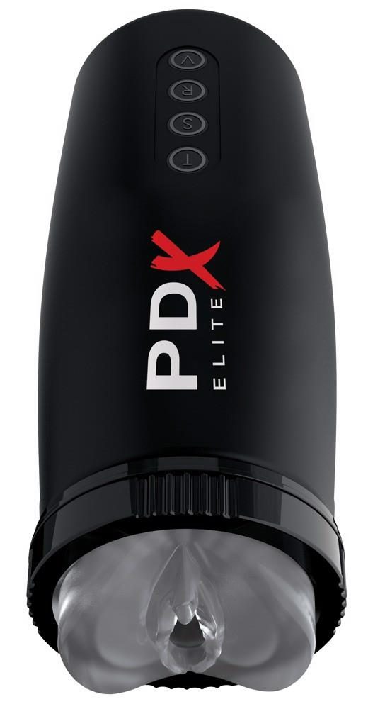 Masturbator PDX Elite Motobator 2 wibrujący z ssaniem USB 23 cm