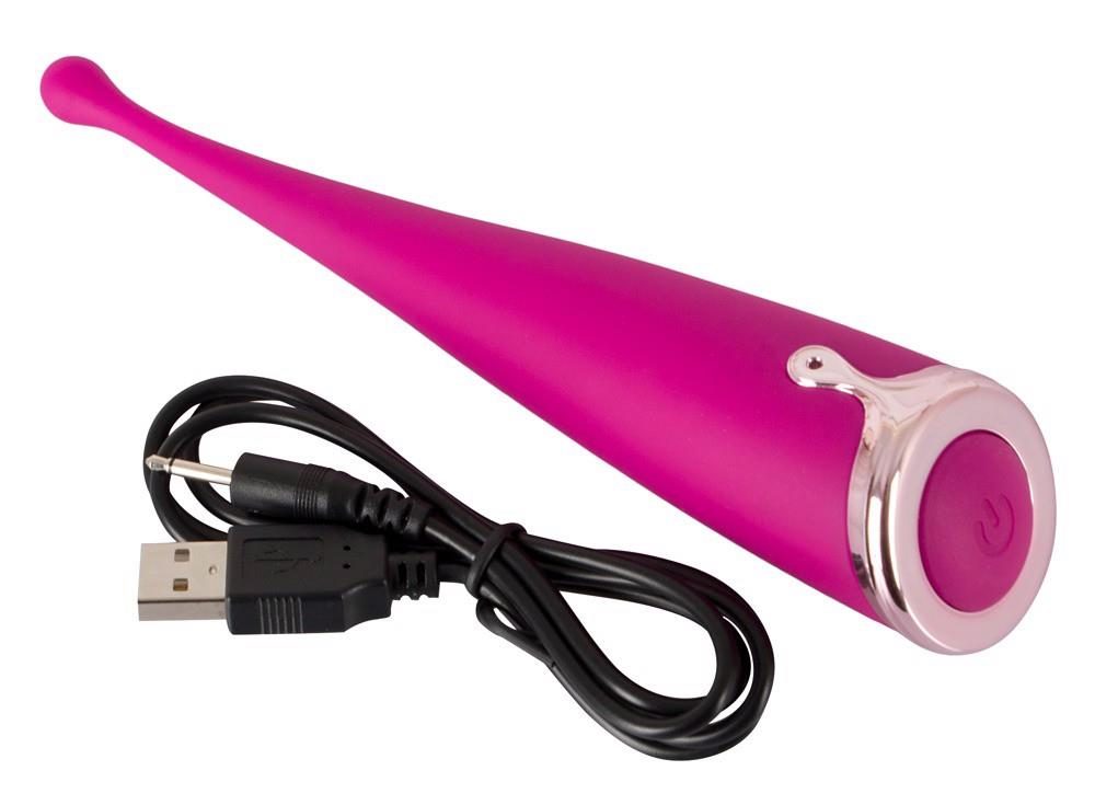 Wibrator punktowy Couples Choice silikonowy USB 17,5 cm