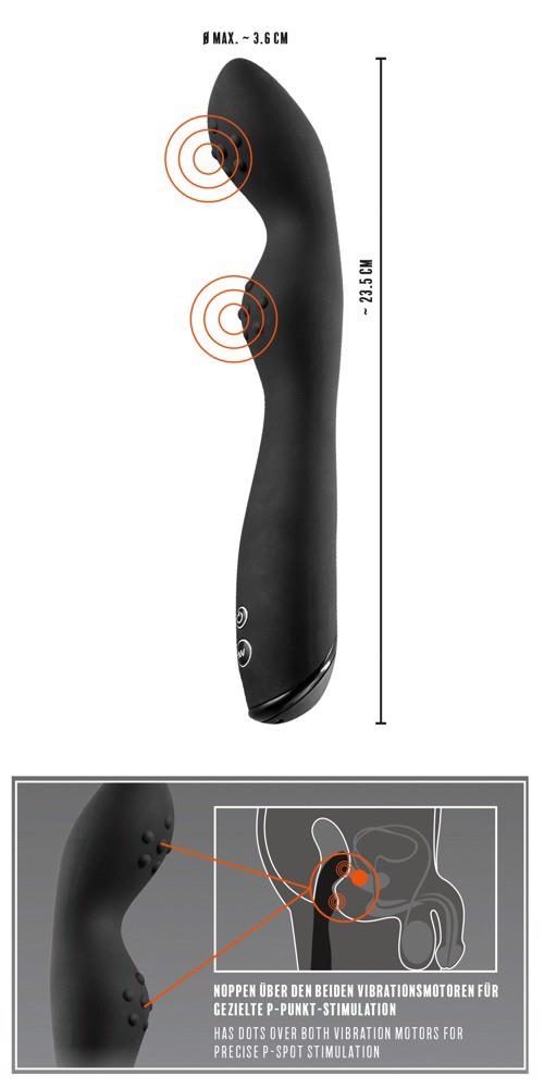 Wibrator silikonowy Rebel P Spot 23,5 cm