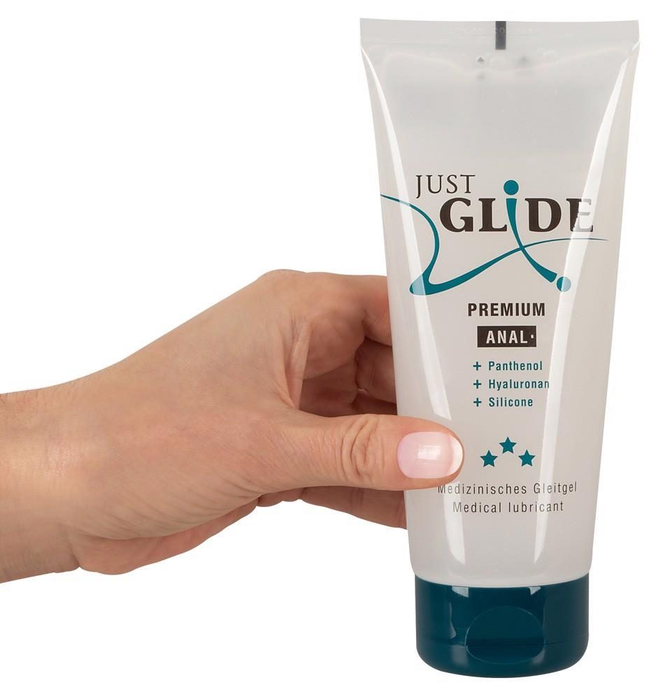 Żel analny premium Just Glide z hialuronem 200 ml
