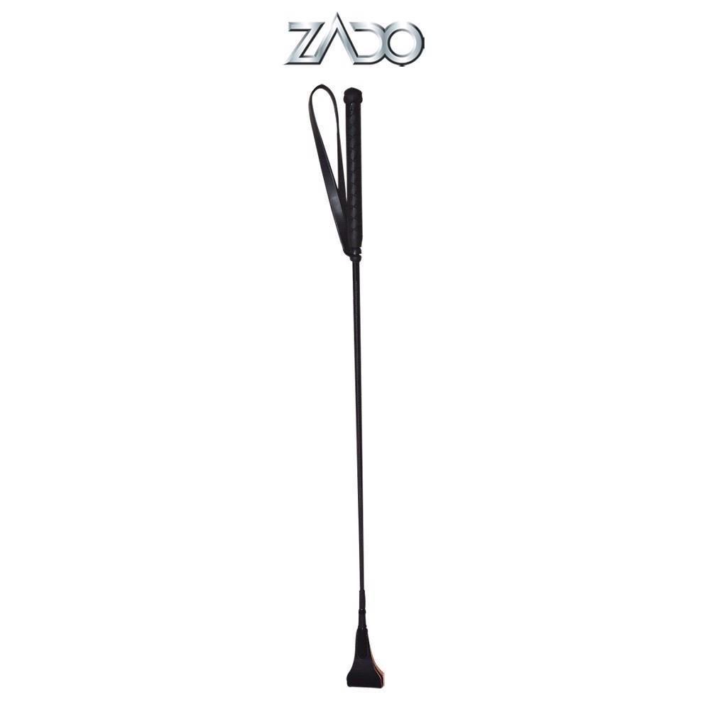 Crop skórzany ZADO czarny 65 cm