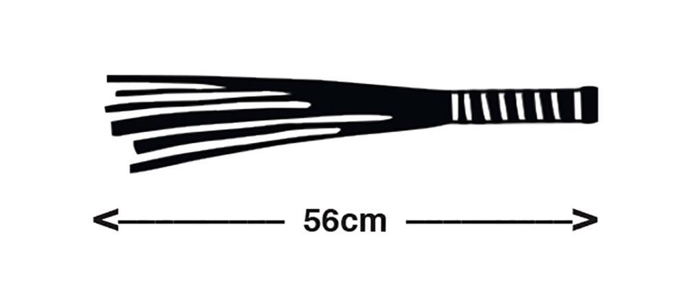 Pejcz wieloogonowy ZADO czarny 56 cm